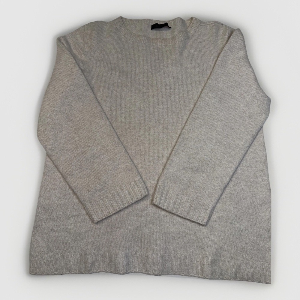 The Row Women Sibem Wool Cashmere Blend Sweater in‎ Sand (Beige) sz L